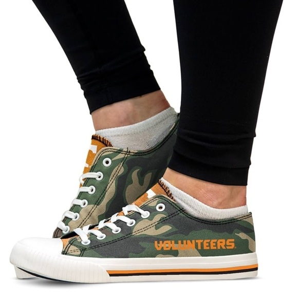 NWT FOCO Tennessee Womens Camo Low Top Canvas Shoe Size 10 - Picture 4 of 10